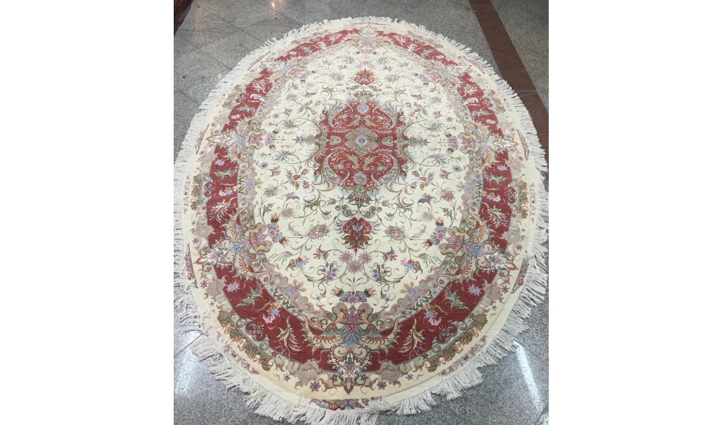 Oval Tabriz Carpet