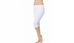 White Spandex Capri Pants For Women & Girls